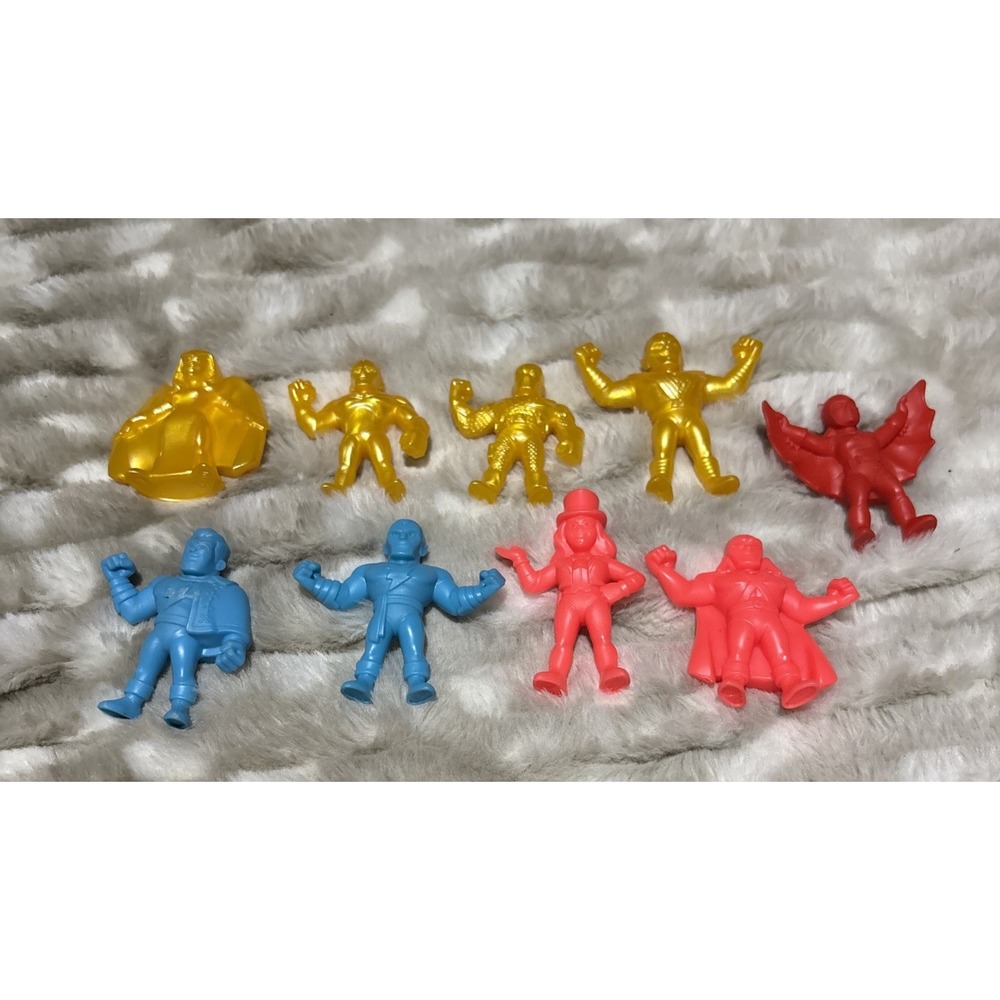 Wendy's Kids Meal Toys 2023 DC Super Heroes Mini Figures Muscle Style Lot of 9